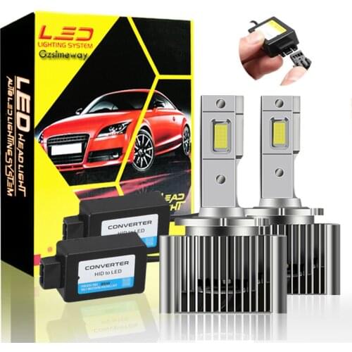 D1S LED D2S D2R D3S D3R D1R D4S Car Headlight Bulb D5S D8S 32000LM 12V Canbus for Ugraded Original HID Lamp 6000K Plug & Play