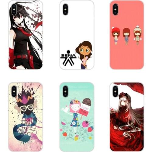 For Apple iPhone X XR XS 11Pro MAX 4S 5S 5C SE 6S 7 8 Plus ipod touch 5 6 Cool Fashion Pretty Girl Accessories Phone Shell Cover