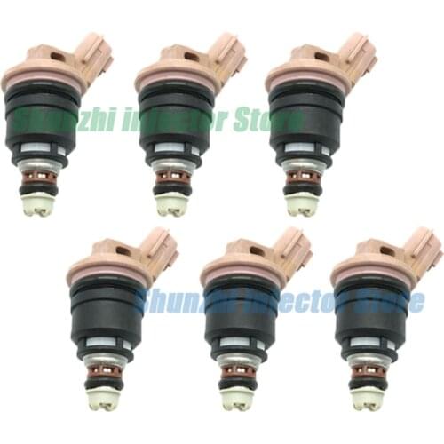 6PCS Fuel Injector Nozzle For Nissan Maxima A32 VQ20DE 16600-35U01 1660035U01 16600 35U01