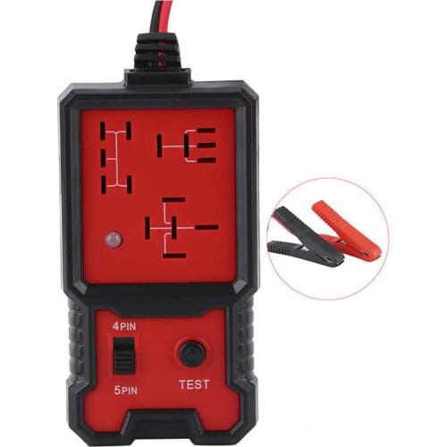 Car Diagnostic Tools Portable 12V Car Relay Tester 4-Pin 5-Pin LED Display Diagnostic Tools for Auto Repairing