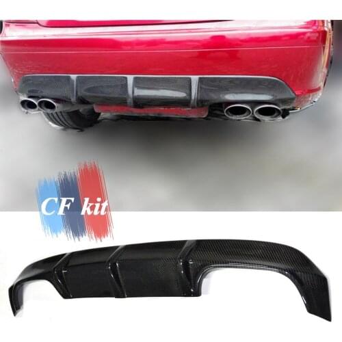 CF Kit Carbon Fiber Rear Diffuser Spoiler Bumper Lip For Mercedes Benz R171 SLK280 SLK350 AMG 2005-2008