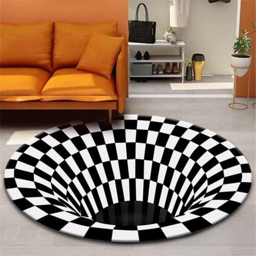 Whirlpool Carpet Square Anti-Skid Door Floor Carpet 3D Rug Non-slipdoorMats Home Balcony Bathroom Rugs Bath Mat Tapis Salon Rug