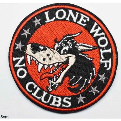 Big Mouth Red Animal Iron On Patch Embroidered Clothes Patch For Clothing Woman Clothes Stickers Garment Apparel Accessories