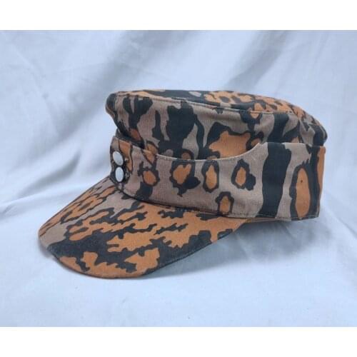 WW2 WWII GERMAN ARMY M43 FALL OAK CAMO camouflage HAT FIELD MILITARY CAP IN SIZES