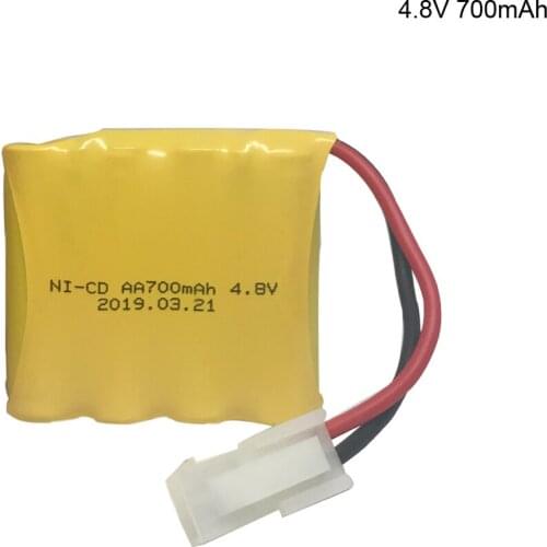 4.8V 700mAh AA 4 in 1 Ni-Cd battery for Huanqi RC Tank 508 550 RC Car HQ 611 605 high quality NICD battery for HQ 508 RC toys