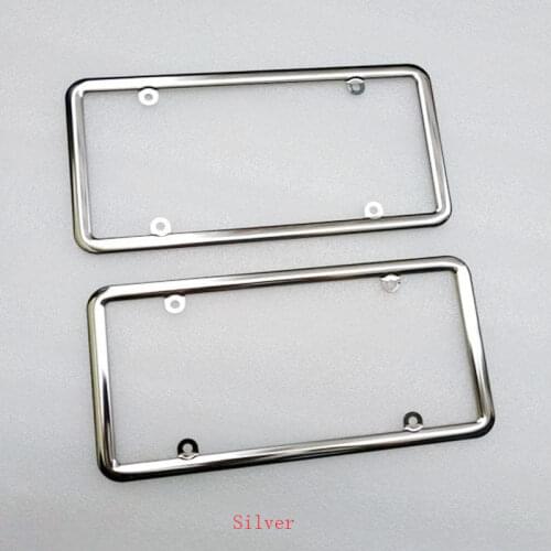 Fit for USA Canada Car License Plate Frame Car License Plate Frame Number Plate Holder Vehicles Standard License Plate Us 2 Pcs