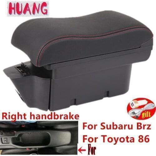 For Subaru Brz Armrest For Toyota 86 Gt86 Car Armrest Box For Scion Fr-S Frs 2012-2020 storage box Auto parts Easy install