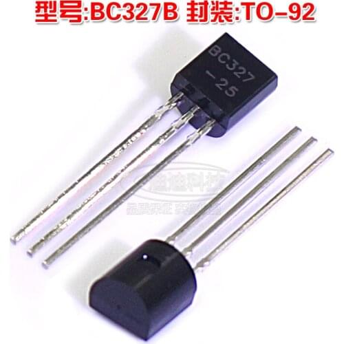 Straight Transistor BC327-25 BC327B TO-92 0.8A / 45V NPN Low Power Transistor