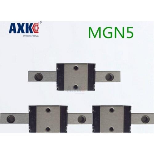 Robotdigg 440C SUS stainless steel MGN5 linear guide rail linear guideway with carriage block