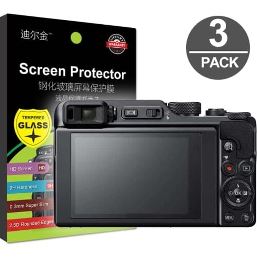 3x Tempered Glass Screen Protector for Nikon J5 J4 V3 P1000 P950 A900 P900 P900s P610 P600 P7800 B500 B700 P530 A300 A100 A1000