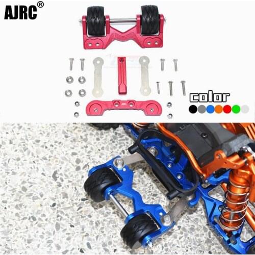 TRAXXAS 1/10 4S MAXX MONSTER TRUCK-89076 Aluminum Alloy Adjustable Angle Rear Head-up Wheel Rolling Wheel