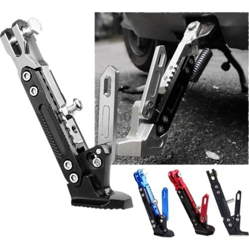 410KG Universal Motorcycle Kickstand Adjustable Foot Side Support Parking Kickstand for Electric Motorbike Adjustable Kickstand