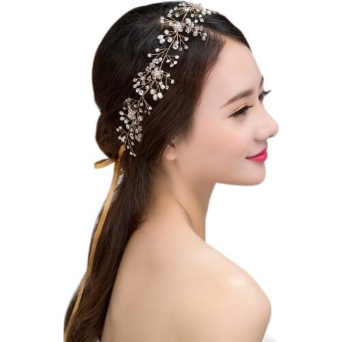 Gorgeous Rhinestone Hair Crystal Accessories Wedding Bridal Band Wedding Bridal Tiaras Band Belts