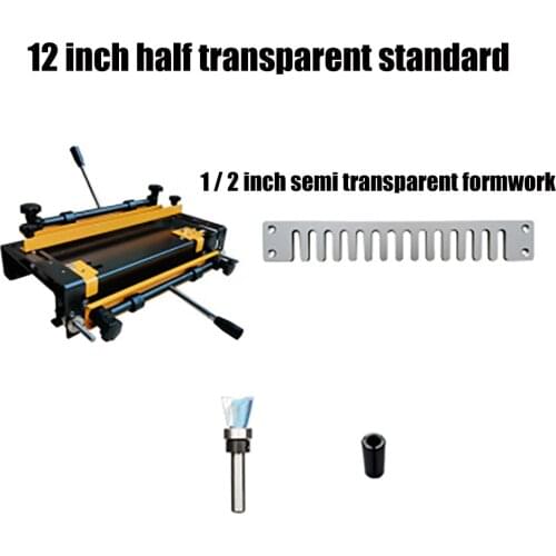 12-Inch Dovetail Jig Porter Cable Machine Wood Cabinet Woodworking Tool with 1 / 2 inch Semi Transparent Formwork