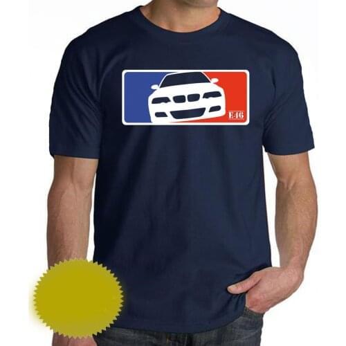 2019 Short Sleeve Cotton Man Clothing Germany Car E46 T-Shirt Sticker Set M3 Tuning T Shirts