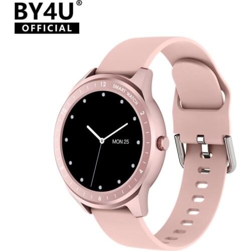 BY4U Moon Smart Watch Sport Metal Heart Rate Sleep Monitor Waterproof Smartwatches Men IOS Android Global Version For Boy Girl