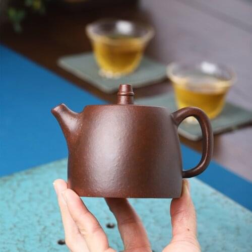 Purple clay teapot factory direct sales] Chaishao handuo teapot genuine famous craftsmans Handmade tea making teapot