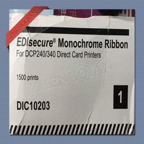 EDIsecure DIC10203 Black ribbon work on DCP240 and DCP340 printer