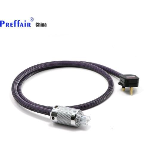Preffair AC-313 HIFI UK Power Cable UK Mains Lead For AMP CD player Audio Visual & Hi-Fi Equipment