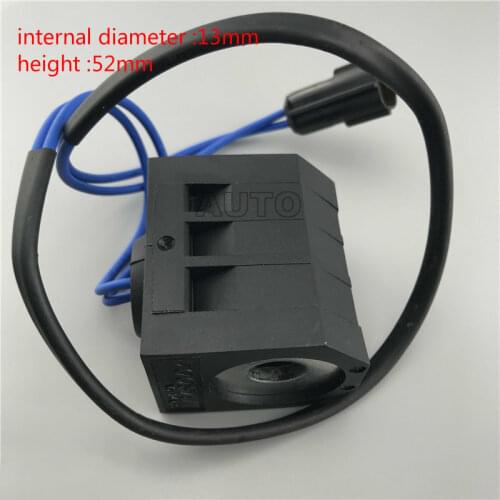 DOOSAN excavator Pilot solenoid valve coil DH150-7/220-5 inner diameter 13mm height 52mm