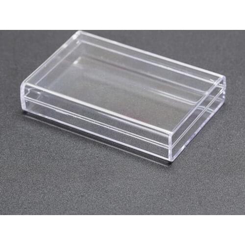 500pcs Clear Box Sealed Package Display Plastic Rectangular Playing Cards Business Card Storage Box NO345