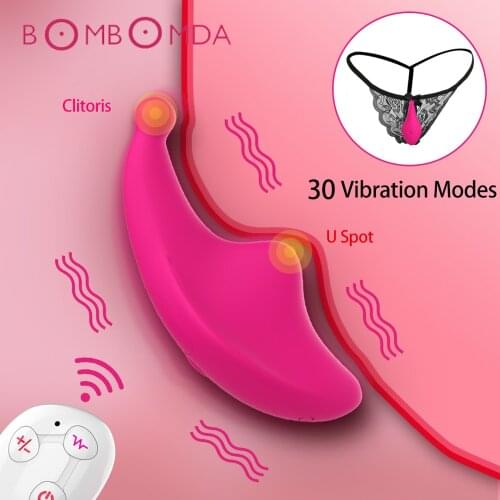 Invisible Wireless Remote Control Vibrator 10 Speeds Wearable Clitoral Stimulator Panties Vibrating Eggs Adult Sex Toy For Women