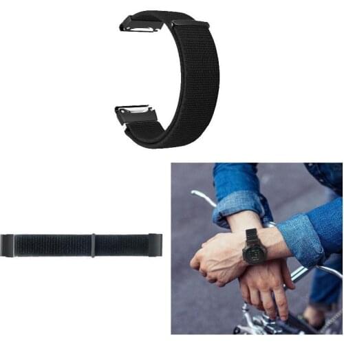 2019 New Fashion 22mm Nylon Watch Band Hook and Loop Strap for Garmin Fenix5 Plus Forerunner935 NK-Shopping