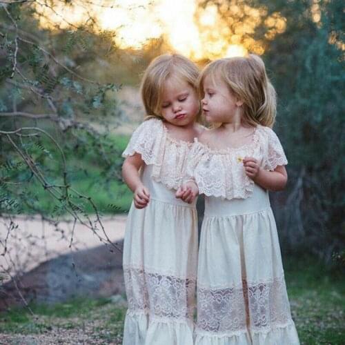 Toddler Baby Girls Princess Dress Floral Pageant Wedding Party Tutu Dress 1-6Y