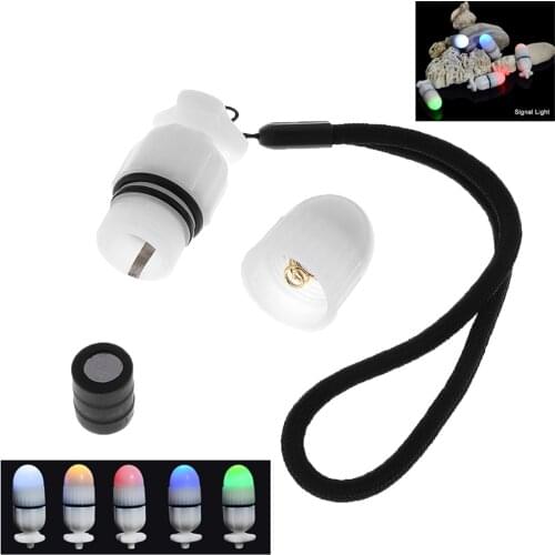 Mini Underwater Lights 5 Colors Night Dive Marker Warning Signal Light Diving Strobe LED Safe Signal Light Emergency Lighting