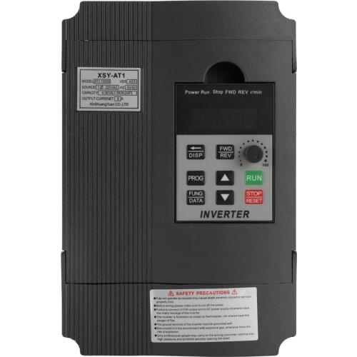VFD 2.2KW Inverter AT1-2200S Frequency Converter single phase 220v Input and 3-phases Output motor speed Controller