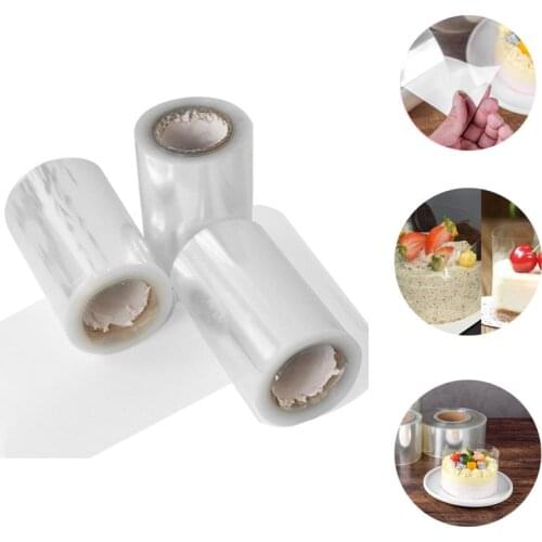 Transparent Cake Collar Roll Surrounding Edge Acetate Film Kitchen Cake Chocolate Candy Baking Surround Film Lining Rings Molds