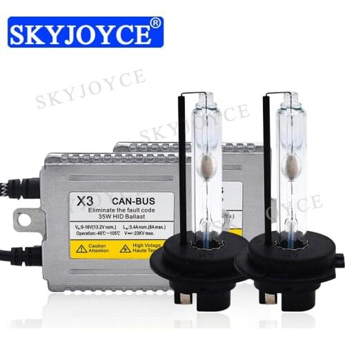 SKYJOYCE 35W Yeaky Canbus HID auto Kit 5500K Super Bright H1 H7 H11 D2H 35W Yeaky HID Bulb Original DLT X3 Canbus HID Ballast
