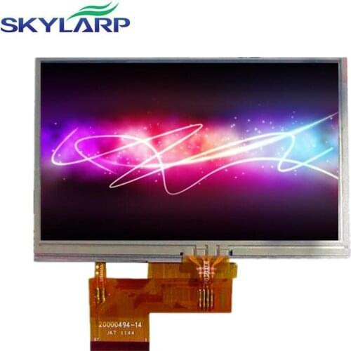 Skylarpu new 4.3"inch for garmin nuvi 1690 1690T GPS LCD display Screen LQ043T1DH41 LCD screen+Touch Panel Free shipping