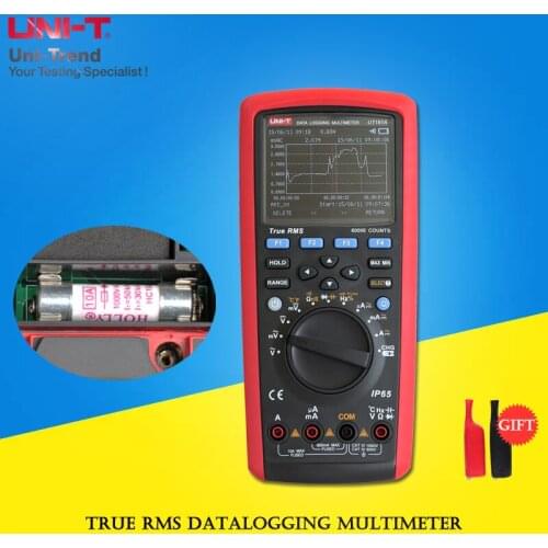 UNI-T UT181A True RMS Datalogging Multimeter; IP65 Waterproof/Dustproof/Low Pass Filter/Temperature Measurement/Data Transfer