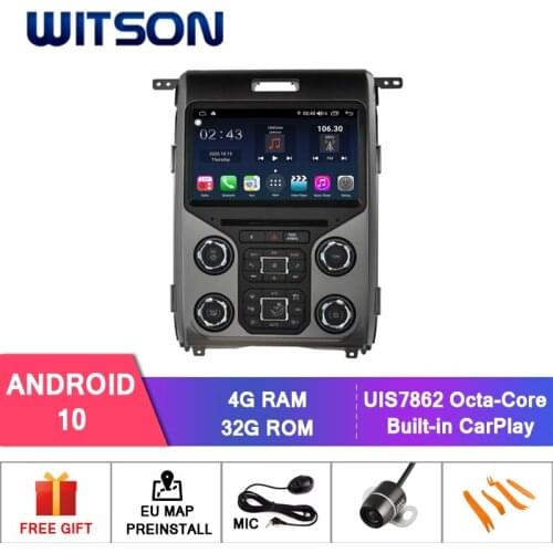 WITSON S300 Android 9.0 CAR DVD for FORD F150 2013-2015 8 Octa Core 4GB RAM 32GB flash GPS+GLONASS+WIFI/4G+DSP+DAB+OBD+TPMS