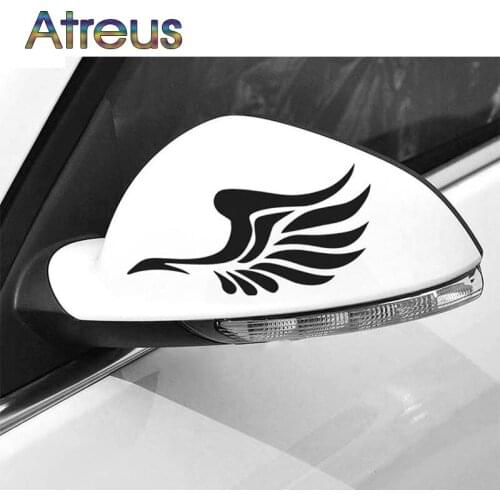 Auto Rearview mirror decorative wings sticker decal for Mercedes W204 W203 W211 Volvo XC60 S60 XC90 S80 V70 Alfa Romeo 159 156