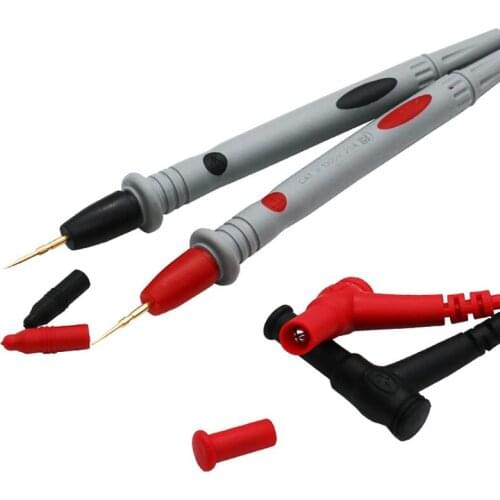 1 pair Sharp 20A Ammeter Test Cord Multimeter Multi Meter Voltmeter Lead Probe Wire Pen C Pencil Line with Alligator Clip