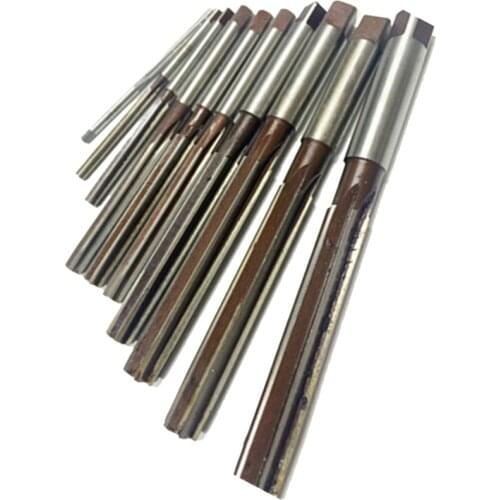 10 Pcs Hand Reamer 3/4/5/6/7/8/9/10/11/12Mm Precision H8 9 Sicr Straight- Shank Manual-Purpose Tools