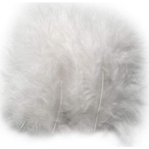 100 pcs White Bird Feather 1 5x2 cm Süslemelik хна для мехенди henna bride veil welon