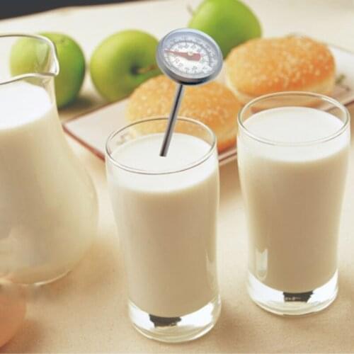 13MA Mechanical Meat Milk Thermometer 5" Stainless Steel Probe Kitchen Food Thermometer for Turkey BBQ