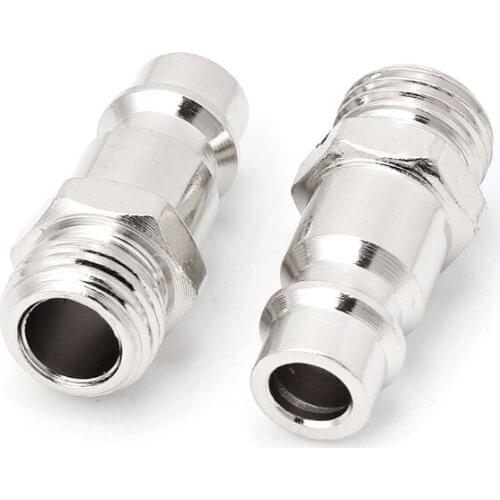 5 Pcs Euro G1/4 Male Thread Air Line Hose Fitting Connector Quick Release Tools #Aug.26