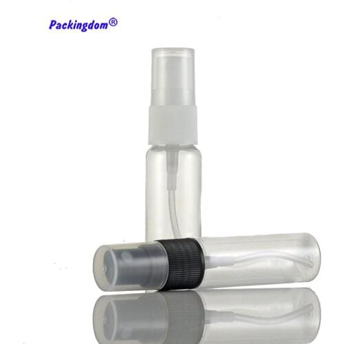 50pcs Mist Sprayer Empty Plastic Bottle Clear Refillable Perfume Atomizer Cosmetic Sample Spray Packaging Tube Container 40ml