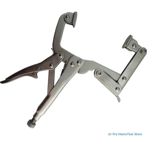 Anti-rust 9-inch New C-type 4-gear Regulating Vise Welding and Drilling in Machine Repair Workshop for Fixing Screws M17E