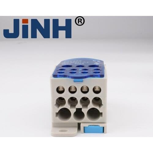 One In Multiple Out Terminal Block Din Rail Connector Box Universal Electric Wire Connector Power Junction Box