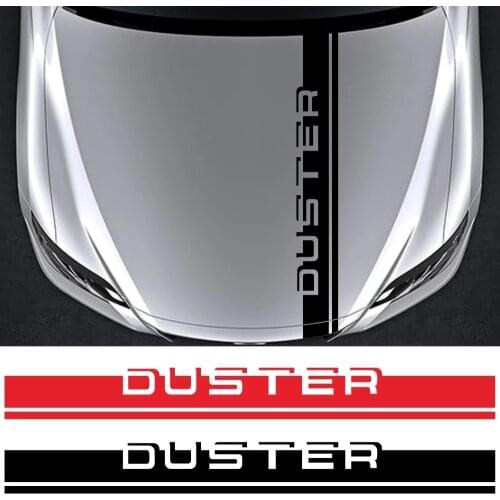 For Car stickers Dacia Renault duster turbo GPL hood Sticker decorative Decal auto parts car Exterior accessories products