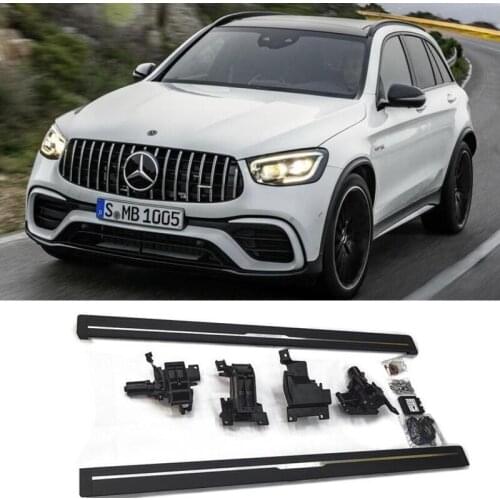 Electric Automatic Running Boards Side Step For Benz GLC X253 GLC200 GLC260 GLC300 2019 2020 2021 2022 High Quality Accessories