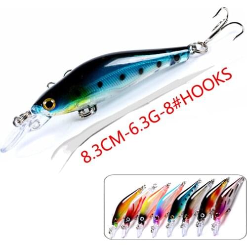 Laser Minnow Hard Wobbler Artificial Bait For Fishing Lure Trout Pike Carp Swimbait Bass Crankbait Fishing Tackle/Accessories
