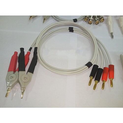 LCR Test Clip/test Line Low Resistance Test Line Banana Plug Insulation Resistance Test Line
