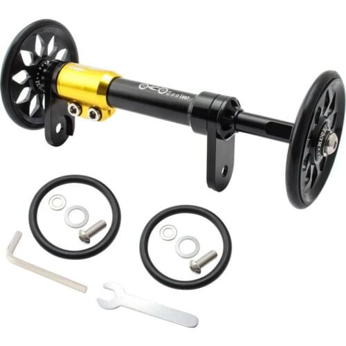 Easy Wheel Extension Telescopic Lever Bar For Folding Bike Bicycle Easy Wheel Telescopic Rod Bicycle Cycling Accessories