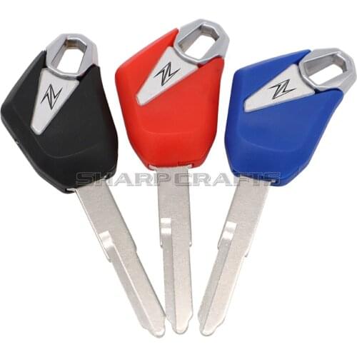 Left&Right Blank Key Uncut Blade For KAWASAKI ZX6R ZX636R ZX7 ZX9R ZX10R ZX12R ZX14R ZXR250 ZXR400 ZZR400 ZZR600 ZZR1400 ZRX1200